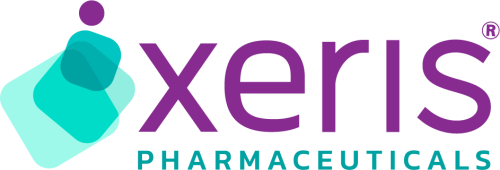Xeris Pharmaceuticals purple corporate logo
